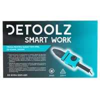 Trusa pentru sudat tevi din PPR Detoolz putere 2000W, diametru sudare 20-63mm