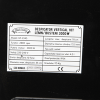 Despicator vertical 10T lemn/busteni 3000W