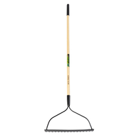 Grebla 16 dinti, maner lemn, 1500mm