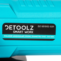 Polizor unghiular Detoolz, 2350W, diametru disc 230mm