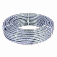 Cablu otel zincat Micul Fermier, plastifiat, diametru 5-6.5mm, lungime 25m