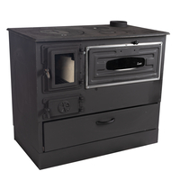 Soba pe lemne 9kW Grand Fantazia Lux, cos dreapta