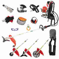 Motocositoare tip rucsac 4.76CP cu 7 accesorii