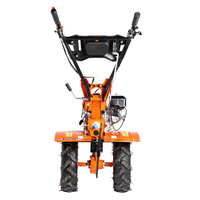 Motocultor Detoolz 8.5cp 212cc, benzina 4T, 3 viteze, pornire manuala, cu roti