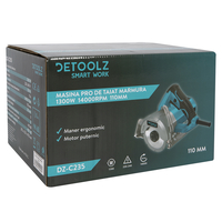 Masina pentru debitat placi ceramice Detoolz, putere 1300W, diametru disc 110mm