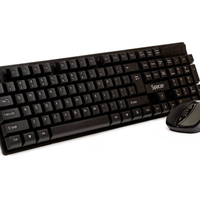Kit Wireless SPACER – Tastatură + Mouse Wireless, Negru (SPDS-1100)