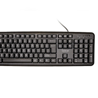 Kit SPACER USB Tastatură + Mouse Optic, Cablat, Negru (SPDS-S6201, SPKB-S62 + SPMO-F01)