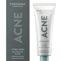 MÁDARA ACNE HYDRA-DERM Fluid Echilibrant BIO și Vegan 40ml – Hidratare, Controlul Sebumului și Porilor