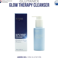 Glutanex Glow Therapy Gel-to-Foam Cleanser – Gel care se transformă în spumă pentru curățare profundă și blândă 100 ml