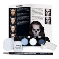 MEHRON Skeleton Professional Makeup Kit – Kit Machiaj Schelet pentru Face Painting