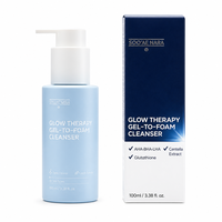 Glutanex Glow Therapy Gel-to-Foam Cleanser – Gel Spumant pentru Curățare, Exfoliere și Luminozitate 100 ml