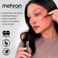 MEHRON  Rigid Collodion 4 ml – Lichid pentru Cicatrici False și Machiaj Efecte Speciale SFX