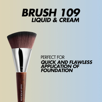 MAKEUP FOR EVER HD SKIN BRUSH - PENSULĂ PENTRU FOND DE TEN HD SKIN - NR. 109