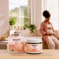 WELEDA Unt de corp BIO antivergeturi 150ml – Unt natural pentru elasticitatea pielii în sarcină
