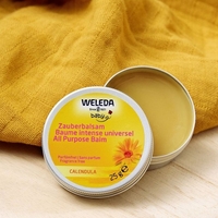 Weleda Baby Balsam Intensiv cu Gălbenele BIO – 25 g | Piele Uscată și Sensibilă
