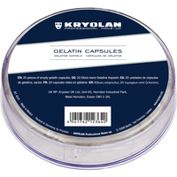 Kryolan Gelatin Capsules - Capsule din gelatină pentru sânge fals - 20 bucăți