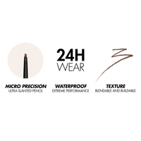 MAKEUP FOR EVER AQUA RESIST BROW FILLER - CREION DE SPRÂNCENE REZISTENT LA APĂ ȘI LA TRANSFER