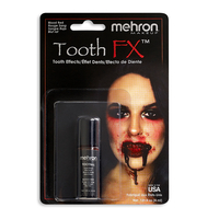 MEHRON Tooth FX Blood Red 4 ml – Vopsea Roșie pentru Dinți, Machiaj SFX și Halloween