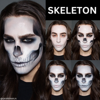 MEHRON Skeleton Professional Makeup Kit – Kit Machiaj Schelet pentru Face Painting