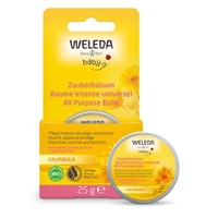 Weleda Baby Balsam Intensiv cu Gălbenele BIO – 25 g | Piele Uscată și Sensibilă