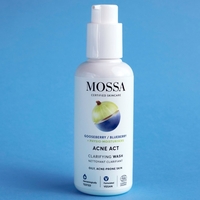 MOSSA ACNE ACT Gel Purificator de Curățare BIO și Organic pentru Ten Acneic 140ml