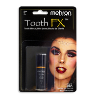 MEHRON Tooth FX Gold 4 ml – Vopsea Aurie pentru Dinți, Machiaj SFX și Efecte Speciale