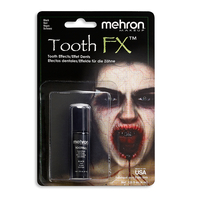MEHRON Tooth FX Black 4 ml – Vopsea Neagră pentru Dinți, Machiaj SFX și Halloween