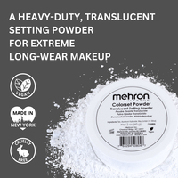 Mehron Colorset Powder - Pudră translucidă pentru fixare 60g