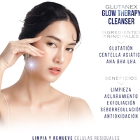 Glutanex Glow Therapy Gel-to-Foam Cleanser – Gel care se transformă în spumă pentru curățare profundă și blândă 100 ml