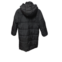 Geacă Lungă de Iarnă Puffer H&M cu Glugă, Negru Mat – Mărimea 146 (10-11 Ani) | Second Hand Premium