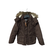 Geacă Groasă de Iarnă H&M Tip Parka cu Glugă și Blăniță – Mărimea 116 (5-6 Ani) | Second Hand Premium