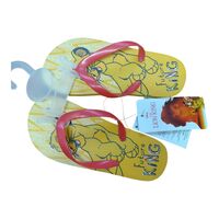 Șlapi de vară copii The Lion King, Galben - Model LK01