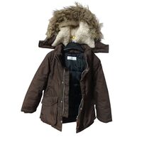 Geacă Groasă de Iarnă H&M Tip Parka cu Glugă și Blăniță – Mărimea 116 (5-6 Ani) | Second Hand Premium