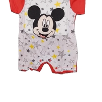 Body Salopetă Scurtă Bebe Mickey Mouse Disney – Nou cu Etichetă (Mărimea 3/6 luni)