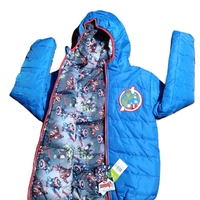 Geaca Marvel Avengers albastra cu doua fete