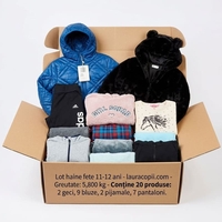 Mega-Lot Toamnă-Iarnă Fetiță 11-12 ani (146-152 cm) – 20 Piese de Brand (H&M, Adidas) + 2 GECI INCLUSE