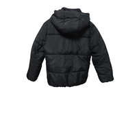 Geacă de Iarnă Puffer H&M cu Glugă Detașabilă și Buzunare Mari, Negru – Mărimea 134-140 (8-10 Ani) | Second Hand Premium
