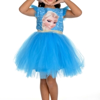 Rochie cu Personaje Albastra