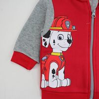 Trening Călduros pentru Copii, 2 Piese - Model Marshall „Paw Patrol”, Roșu/Gri