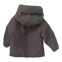 Geacă de Iarnă Premium ZARA Baby cu Glugă, Antracit/Maro Închis – Mărimea 86 (12-18 luni) | Second Hand