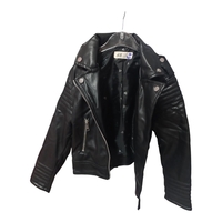 Jachetă Biker din Piele Ecologică H&M, Stil Rock cu Fermoare Asimetrice – Mărimea 6-7 ani (122 cm) | Second Hand