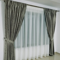 Draperii catifea si  voaluri