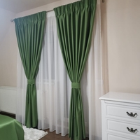 Draperie Notte și voal alb