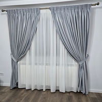 Draperii catifea si  voaluri