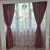 Draperii catifea si  voaluri