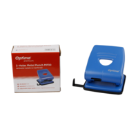 Perforator metalic, 30 coli, Optima Premium MP30 - albastru
