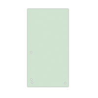 Separatoare carton pentru biblioraft, 190 g/mp, 105 x 235mm, 100/set, DONAU Duo - verde