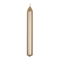 Lumanari pentru cina, lacuite, 20 x 170mm, 10 buc/set, DONAU Home - aurii