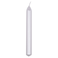 Lumanari pentru cina, lacuite, 20 x 170mm, 10 buc/set, DONAU Home - albe
