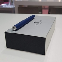 Stilou DIPLOMAT Esteem, cu penita M, din otel inoxidabil - lapis blue